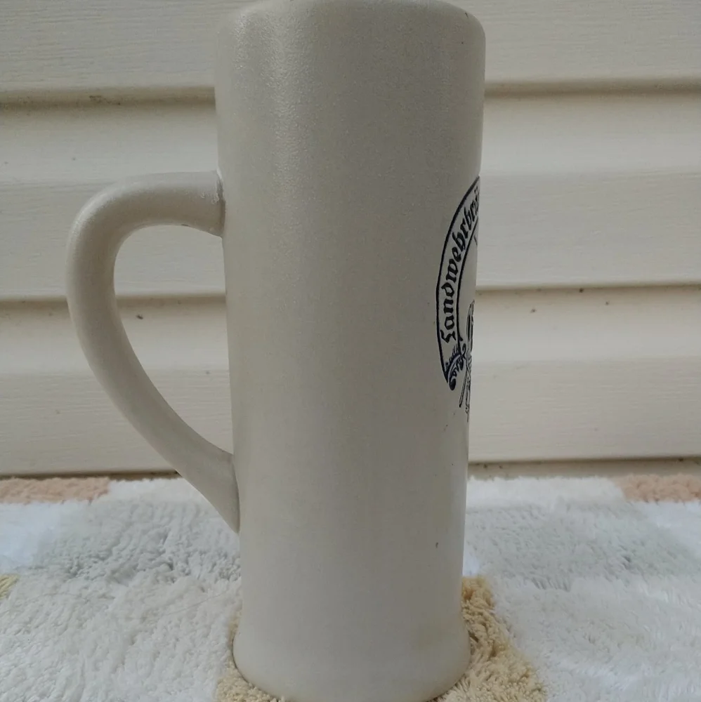 Vintage Large German Stein 0.5 L SOHM Sandstone Salt 7 1/2